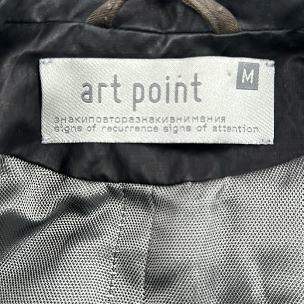 Art point blazer patch work pattern block jacket Vienna avant garde sz M - Picture 4 of 13